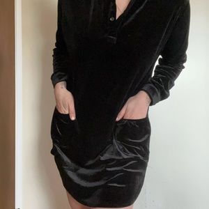 Velvety Black Fleetwood Dress